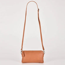 Load image into Gallery viewer, Kara - Leather Purse With Strap in Tan colour
