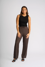Load image into Gallery viewer, Knewe Label - Birdie Pant - Chocolate colour front shot
