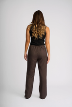 Load image into Gallery viewer, Knewe Label - Birdie Pant - Chocolate colour back shot
