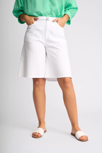 Load image into Gallery viewer, Knewe Label - Zuri Short - White Denim colour front shot
