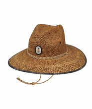 Load image into Gallery viewer, Barclay - Men&#39;s Surf Straw Hat  in Charcoal colour from Kooringal
