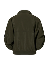 Load image into Gallery viewer, Marco Polo - On The Go Detailed Shirt - Khaki colour back shot
