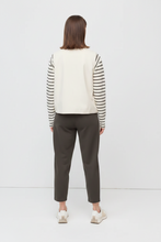 Load image into Gallery viewer, Marco Polo - Side Stripe Ponte Jogger - Khaki colour back shot
