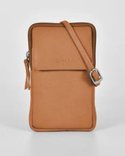 Load image into Gallery viewer, Mariah Leather Slim Crossbody Bag in Tan colour
