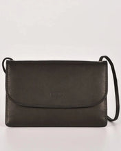 Load image into Gallery viewer, McKenzie Leather Crossbody Wallet in Black colour

