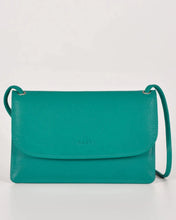 Load image into Gallery viewer, McKenzie Leather Crossbody Wallet in Turquoise colour
