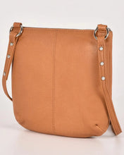Load image into Gallery viewer, Meadow Soft Leather Pouch Crossbody Bag in Camel colour
