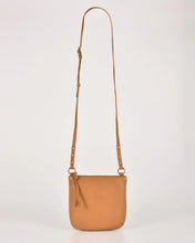 Load image into Gallery viewer, Meadow Soft Leather Pouch Crossbody Bag in Camel colour
