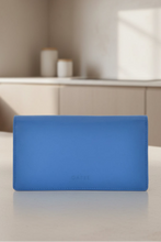 Load image into Gallery viewer, Mimi - Leather Phone Wallet - Indigo colour front shot
