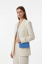 Load image into Gallery viewer, Mimi - Leather Phone Wallet - Indigo colour front shot
