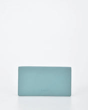 Load image into Gallery viewer, Mimi - Leather Phone Wallet - Ocean colour front shot
