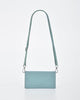 Mimi - Leather Phone Wallet - Ocean colour front shot
