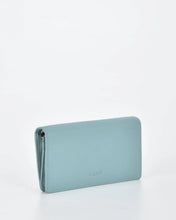 Load image into Gallery viewer, Mimi - Leather Phone Wallet - Ocean colour side shot
