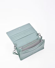 Load image into Gallery viewer, Mimi - Leather Phone Wallet - Ocean colour inside shot
