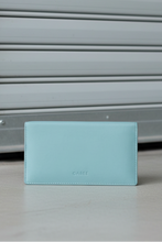 Load image into Gallery viewer, Mimi - Leather Phone Wallet - Ocean colour front shot
