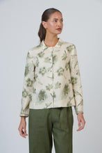 Load image into Gallery viewer, Naturals O&amp;J Button Down Top Patina Petals colour front shot
