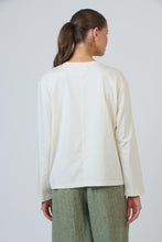 Load image into Gallery viewer, Naturals by O&amp;J Boxy Long-Sleeves Natural colour back shot
