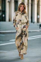 Load image into Gallery viewer, Naturals by O&amp;J Button-Through Top Marble colour front shot

