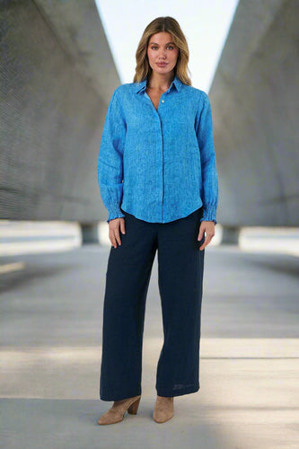 Naturals by O&J Button-Through Top Skylight colour front shot