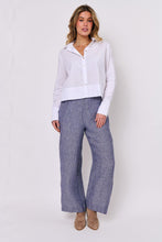 Load image into Gallery viewer, Naturals by O&amp;J Button-Through Top White colour front shot
