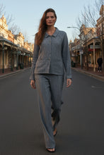 Load image into Gallery viewer, Naturals by O&amp;J Button Front Cinder colour front shot
