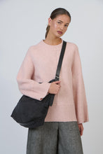 Load image into Gallery viewer, Naturals by O&amp;J Canvas Crossbody Bag Black colour front shot
