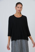 Load image into Gallery viewer, Naturals by O&amp;J Crew Neck Jumper - Black colour front shot
