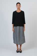 Load image into Gallery viewer, Naturals by O&amp;J Crew Neck Jumper - Black colour front shot

