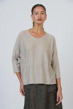 Load image into Gallery viewer, Naturals by O&amp;J Crew Neck Jumper Partridge colour front shot
