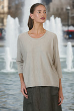 Load image into Gallery viewer, Naturals by O&amp;J Crew Neck Jumper Partridge colour front shot
