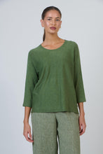 Load image into Gallery viewer, Naturals by O&amp;J Crew Neck Jumper Sap colour front shot
