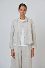 Load image into Gallery viewer, Naturals by O&amp;J Cropped Jacket Sand colour front shot
