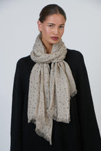Load image into Gallery viewer, Naturals by O&amp;J Floral Scarf front shot
