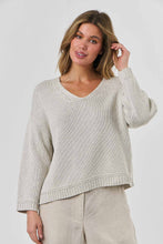 Load image into Gallery viewer, Naturals by O&amp;J Knitwear Jumper Cloud colour front shot
