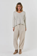 Load image into Gallery viewer, Naturals by O&amp;J Knitwear Jumper Cloud colour front shot
