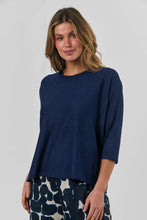 Load image into Gallery viewer, Naturals by O&amp;J Knitwear Jumper Midnight colour front shot
