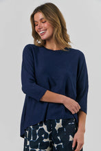 Load image into Gallery viewer, Naturals by O&amp;J Knitwear Jumper Midnight colour front shot
