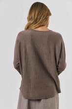 Load image into Gallery viewer, Naturals by O&amp;J Knitwear Jumper Mole colour back shot
