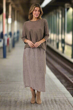 Load image into Gallery viewer, Naturals by O&amp;J Knitwear Jumper Mole colour front shot
