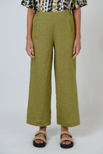 Load image into Gallery viewer, Naturals by O&amp;J Linen Pants - Balsam colour front shot
