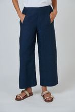 Load image into Gallery viewer, Naturals by O&amp;J Linen Pants Eclipse colour front shot

