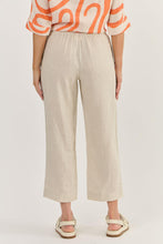 Load image into Gallery viewer, Naturals by O&amp;J Linen Pants Sand Colour back shot
