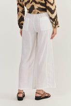 Load image into Gallery viewer, Naturals by O&amp;J Linen Pants White colour back shot
