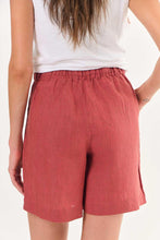 Load image into Gallery viewer, Naturals by O&amp;J Linen Short Drawstring Cedar
