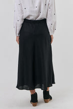 Load image into Gallery viewer, Naturals by O&amp;J Maxi Skirt Black colour back shot
