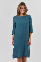 Load image into Gallery viewer, Naturals by O&amp;J Midi Dress Eucalyptus colour front shot
