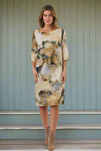 Load image into Gallery viewer, Naturals by O&amp;J Midi Dress Marble colour front shot
