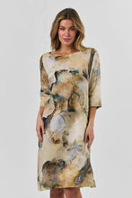 Load image into Gallery viewer, Naturals by O&amp;J Midi Dress Marble colour front shot
