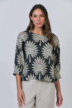 Load image into Gallery viewer, Naturals by O&amp;J Relaxed Fit Top Black colour front shot
