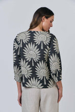 Load image into Gallery viewer, Naturals by O&amp;J Relaxed Fit Top Black colour back shot
